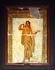 Ermafrodito, affresco Romano di Ercolano (1–50 d.C., Museo Archeologico Nazionale di Napoli) - 01.jpg