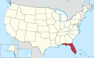 Map of the United States with ᱯᱷᱞᱳᱨᱤᱰᱟ highlighted