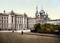 Centrul orașului pe la 1890