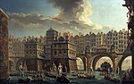 גשר נוטרדאם, מאת ניקולא-ז'אן-בטיסט רגן, 1756