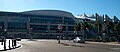 View of the west portion of the San Diego Convention Center from West Harbor Drive. The San Diego Convention Center is one of the largest in North America and is home to Comic-Con International