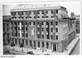 Second head office expansion (1922-1925) on Unter den Linden 15, designed by architects Richard Bielenberg [de] and Josef Moser, later Reichsarbeitsministerium [de] in the Nazi era, photographed in 1950