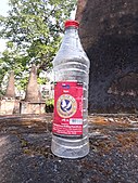 A bottle of Bangla liquor in Chinsurah, West Bengal, India