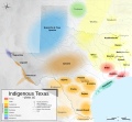 Image 6Territories of some Native American tribes in Texas ~1500CE (from History of Texas)
