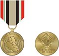 Iraq Campaign Medal, medaljen som gis til soldater som har deltatt i Krigen i Irak.