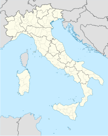 Map showing the location of Grotte di Castellana (Castellana Caves)