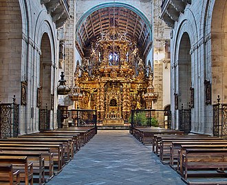 Retablo mayor de San Martín Pinario (Santiago de Compostela).