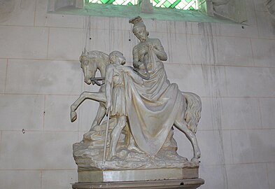 Statue de saint Martin.