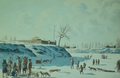 Winter Fishing on the Ice of the Assynoibain and Red River, 1821