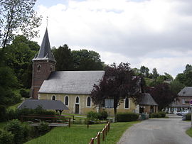 The church in Saint-Siméon