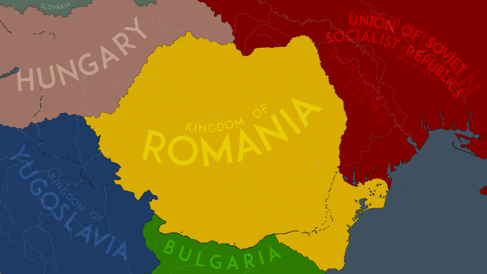 The Moldavian SSR after its establishment on 2 August 1940.