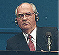 Михаил Сергеевич Горбачёв. Финляндия, Хельсинки, 1990 жыл.