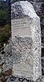 Monumento alla memoria di Fausto Coppi al passo dell'Agerola (NA).