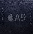 The Apple A9 which has the on-die M9 coprocessor