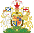 İskoçya içinde I. Charles’ın kullandığı krallık arması (1625-1649)