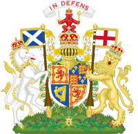 查理一世身為蘇格蘭國王的紋章圖樣