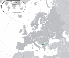 Description de l'image Europe-Republic of Kosovo.svg.