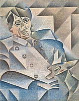 Picassoren erretratua (1912), Juan Grisen margolana, Chicagoko Arte Institutua.