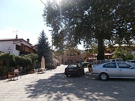 Central square of Skra