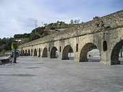 L'aqueduc romain à Torrecuevas à 4 km environ au nord d'Almuñécar.