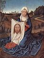 Image 53Veronica holding her veil, Hans Memling, c. 1470 (from List of mythological objects)