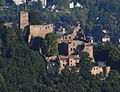 Ruinas del castillo de Hohenbaden en Baden-Baden