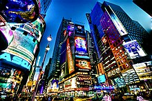 Description de l'image Times Square, New York City (HDR).jpg.