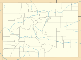 Glendejl na mapi Kolorada