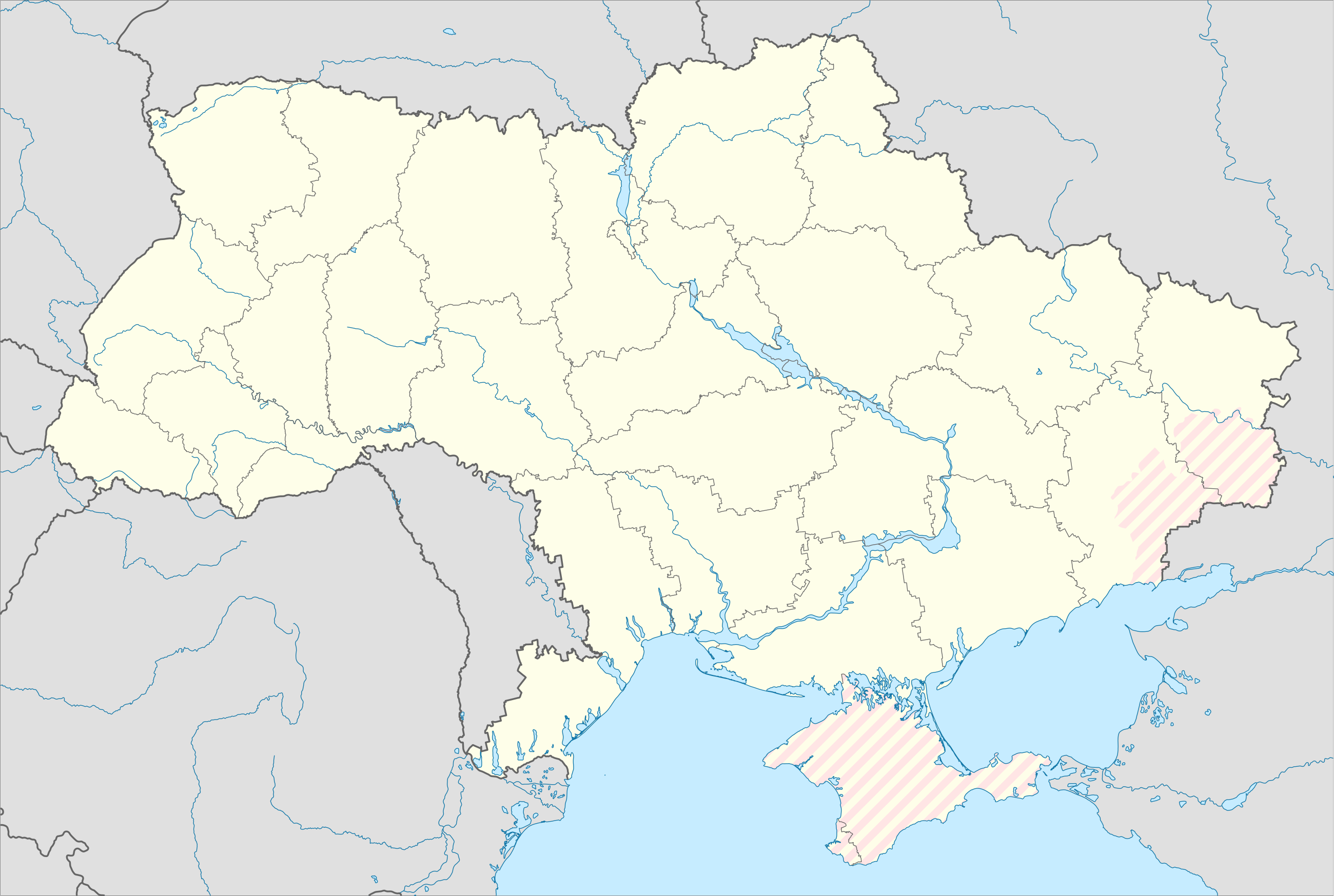 俄羅斯入侵烏克蘭時間軸在乌克兰的位置