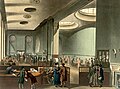 Image 8The subscription room at Lloyd's of London in the early 19th century (from Capitalism)