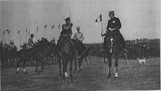 Avec le général Léontieff commandant les troupes russes en Macédoine, mars 1917.