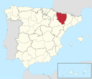 Provincia de Huesca: situs