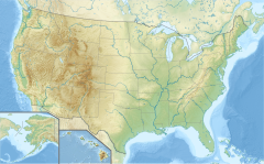 Frihets- gudinnan på kartan över USA