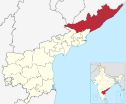 Uttarandhra region with districts