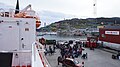 Sarfaq Ittuk − passenger exchange at Qaqortoq port