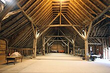 Grange Barn, Coggeshall, Essex; the timber has been dated to between 1130 and 1270.