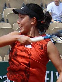Wang Xinyu was part of the winning women's doubles team in 2023.