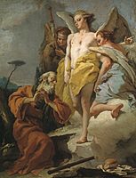 Ο Αβράμ και οι άγγελοι, 1770, Μαδρίτη, Μουσείο του Πράδο