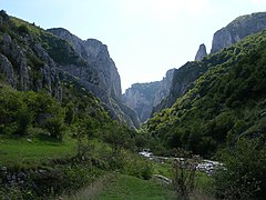 Paysage transylvain : Cheile Turzii dans les Carpates occidentales roumaines.