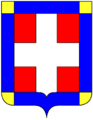 Bordura d'azzurro, accantonata d'oro (Principi di Savoia)