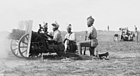 Indian Army gunners (probably 39th Battery) with 3.7-inch mountain howitzers, Jerusalem 1917