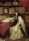 Miguel Cabrea: Sor Juana Inés de la Cruz (Ölgemälde, um 1750)