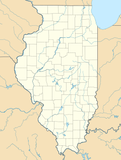 Хилсборо на карти Illinois