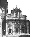 La facciata barocca del duomo, eretta nel 1702 e demolita nel 1902