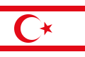 پرچم۔ ترکی جمہوریہ شمالی قبرص، en:Turkish Republic of North Cyprus
