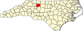 State map highlighting Forsyth County