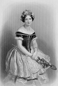 Carlotta Grisi as Giselle (1842)