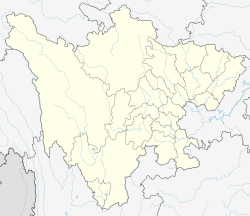 Цзян'ю. Карта розташування: Сичуань
