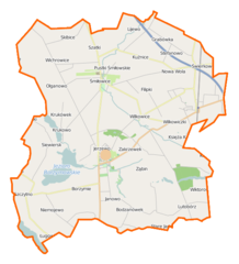 Plan gminy Choceń