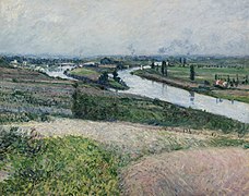 Gustave Caillebotte : La Seine à la Pointe d'Épinay (vers 1888).